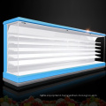 customizable 550l aht 1 door Air curtain cabinet supermarket display freezer